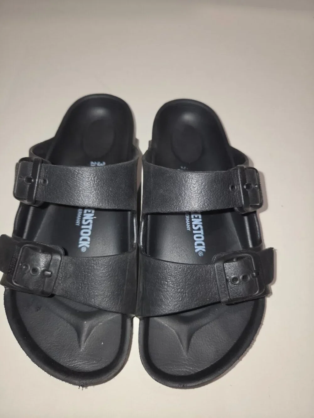 Birkenstock Youth Sandals Size 32/205 Black Made In German